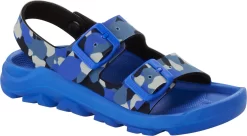 Birkenstock Children's Mogami -Footwear Hub Shop birkenstock childrens mogami camo ultra blue birko flor 1023616 02999.1686263419