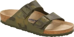Birkenstock Arizona Soft Footbed -Footwear Hub Shop birkenstock unisex arizona soft footbed desert soil camo green birko flor 102297 82697.1700929795