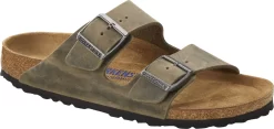 Birkenstock Arizona Soft Footbed -Footwear Hub Shop birkenstock unisex arizona soft footbed faded khaki oiled leather 1019313 42896.1700929796