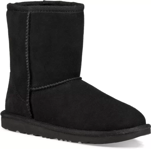 UGG Kids Classic II -Footwear Hub Shop ugg childrens classic ii black 1017703k blk 30220.1658344222